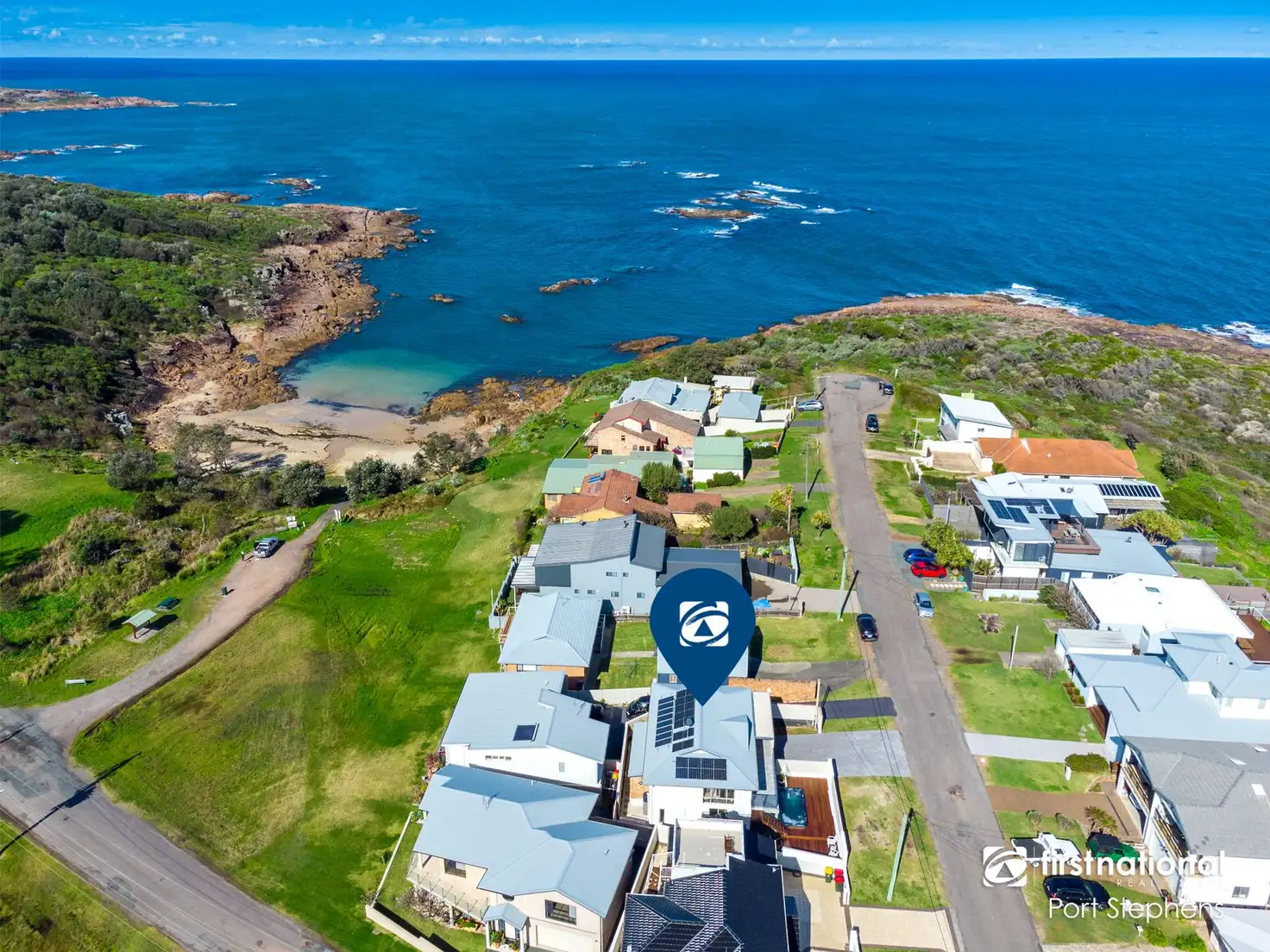 Main view of Homely house listing, 1 Ocean Street, Fishermans Bay NSW 2316