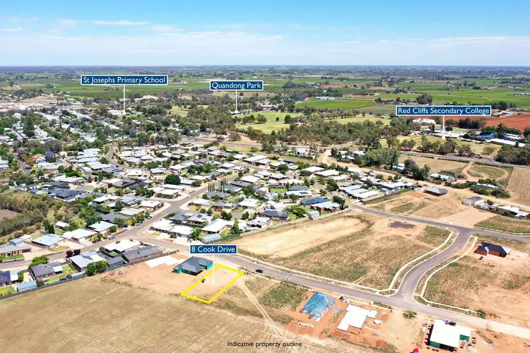 Main view of Homely land listing, 8 Cook Drive, Red Cliffs VIC 3496