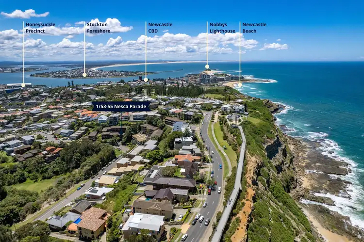 Main view of Homely apartment listing, 1/53-55 Nesca Parade, The Hill NSW 2300