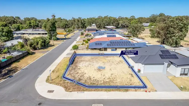 Main view of Homely land listing, 44 James Street, Pinjarra WA 6208