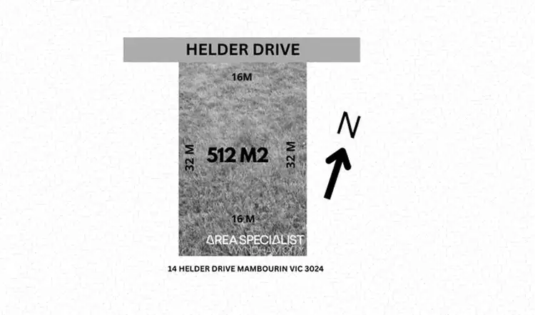 Main view of Homely land listing, 14 Helder Drive, Mambourin VIC 3024