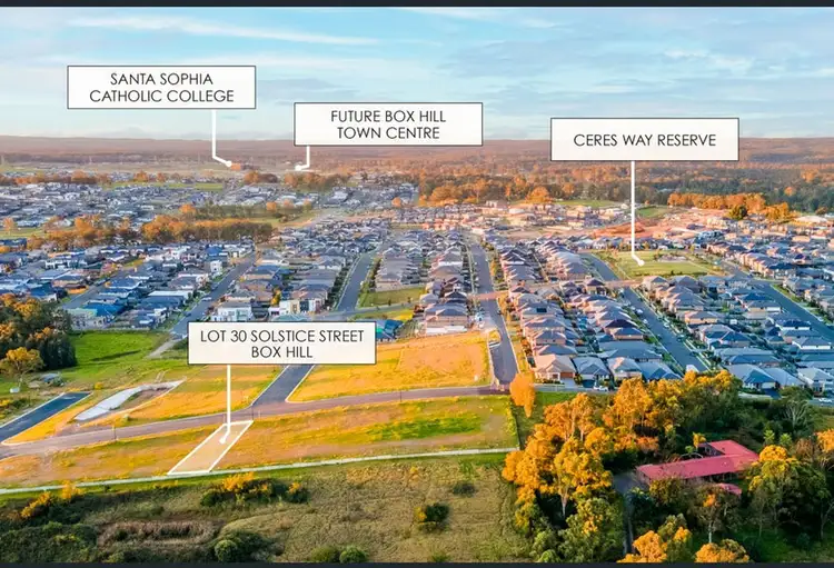 Third view of Homely land listing, Lot 30 Solstice Street, Box Hill NSW 2765
