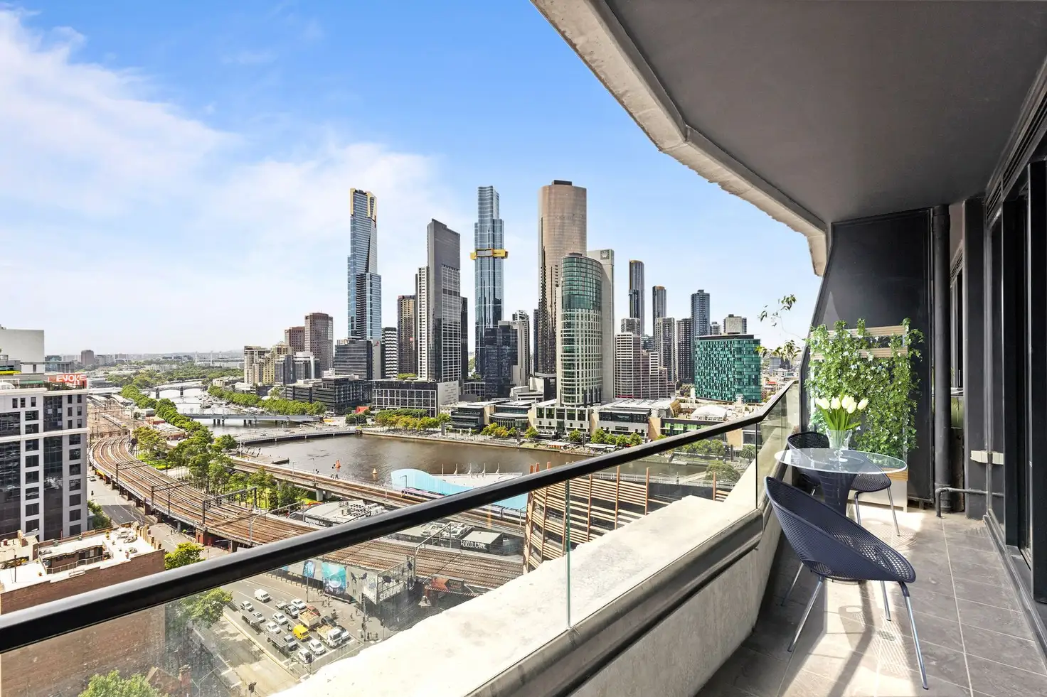 Main view of Homely apartment listing, 2207/7 Katherine Place, Melbourne VIC 3000