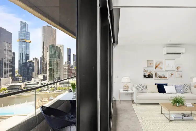 Third view of Homely apartment listing, 2207/7 Katherine Place, Melbourne VIC 3000