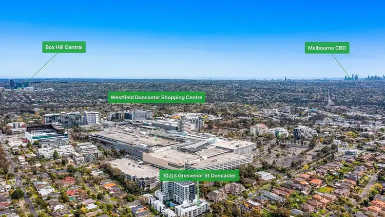 Second view of Homely apartment listing, 209/3 Grosvenor Street, Doncaster VIC 3108