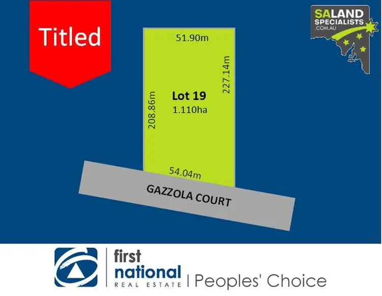 Second view of Homely land listing, Lot 19 Gazzola Court, Lewiston SA 5501