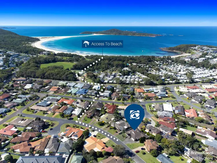 Second view of Homely semi-detached listing, 1/10 Pebble Parade, Fingal Bay NSW 2315
