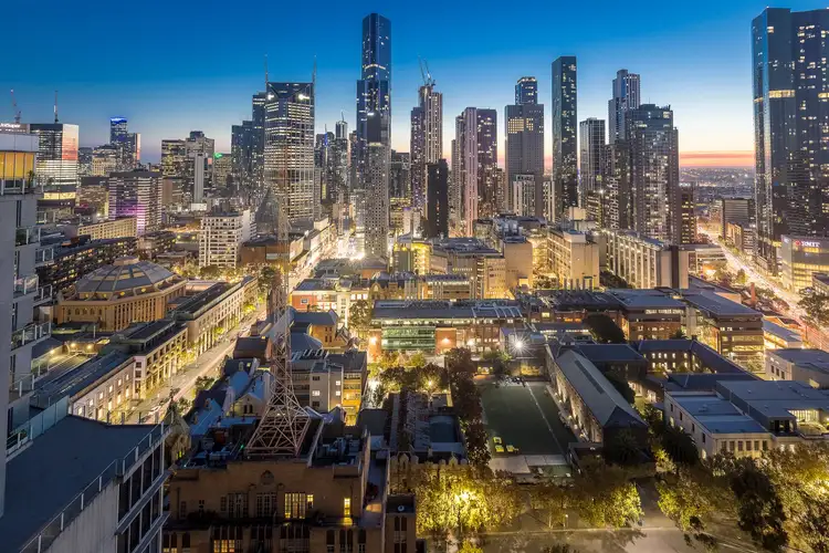 Second view of Homely apartment listing, 2707/33 MacKenzie Street, Melbourne VIC 3000