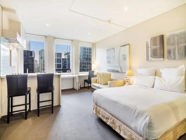 Main view of Homely serviced apartment listing, 707/480 Collins Street, Melbourne VIC 3000