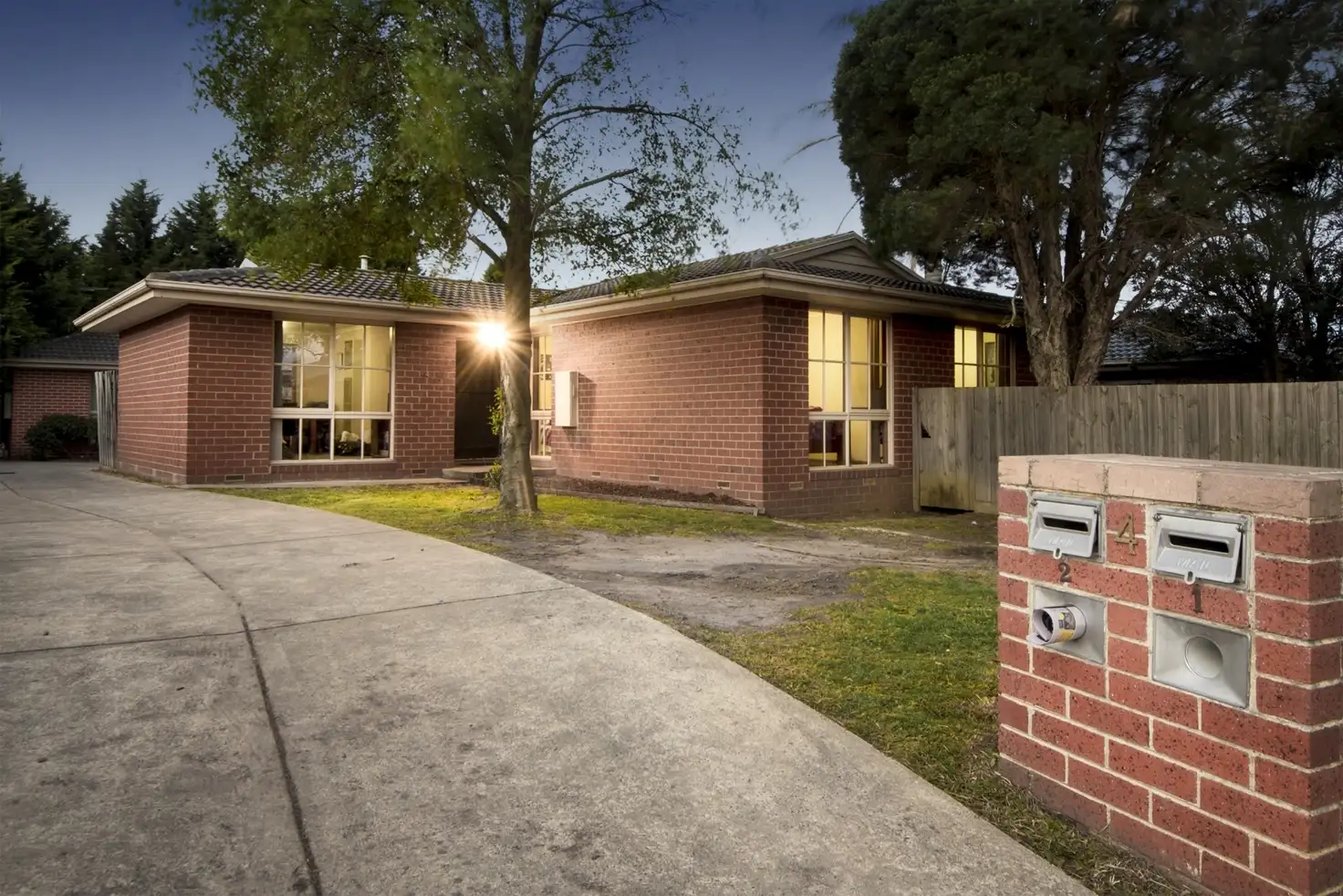 Main view of Homely unit listing, 1/4 Wedge Crescent, Rowville VIC 3178
