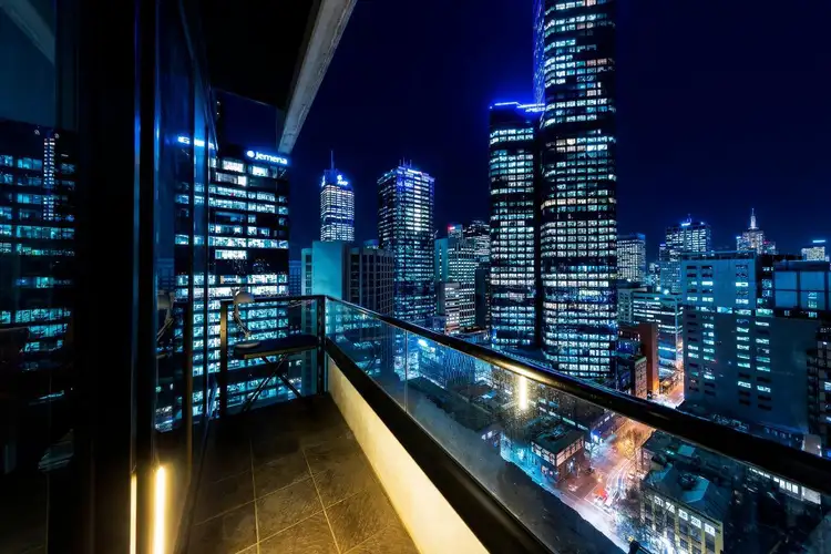 Second view of Homely apartment listing, 2702/7 Katherine Place, Melbourne VIC 3000