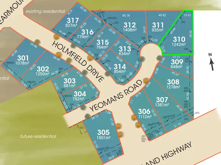 Main view of Homely land listing, 310 Yeomans Drive, Armidale NSW 2350