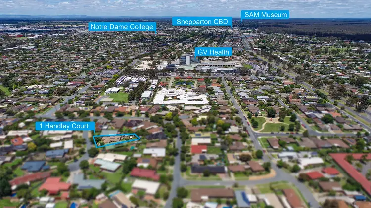 Second view of Homely house listing, 1 Handley Court, Shepparton VIC 3630