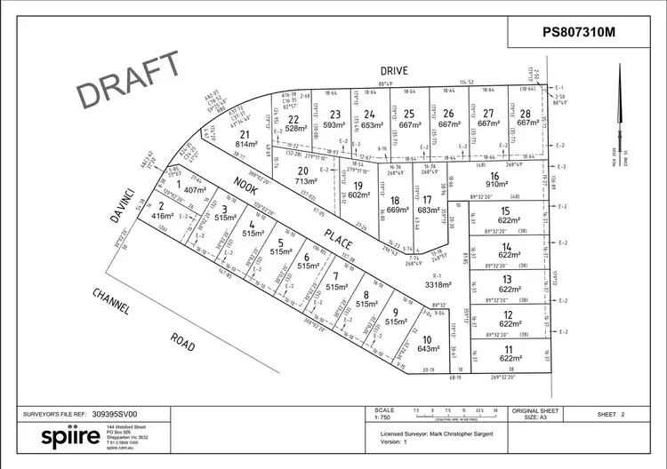 Third view of Homely land listing, LOT Lot, 23 Da Vinci Drive, Shepparton VIC 3630