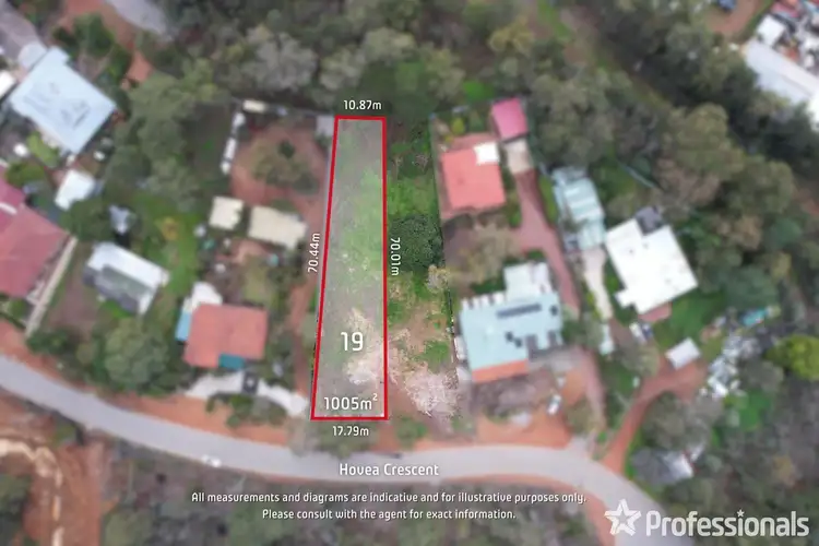 Main view of Homely land listing, 19 Hovea Crescent, Walliston WA 6076