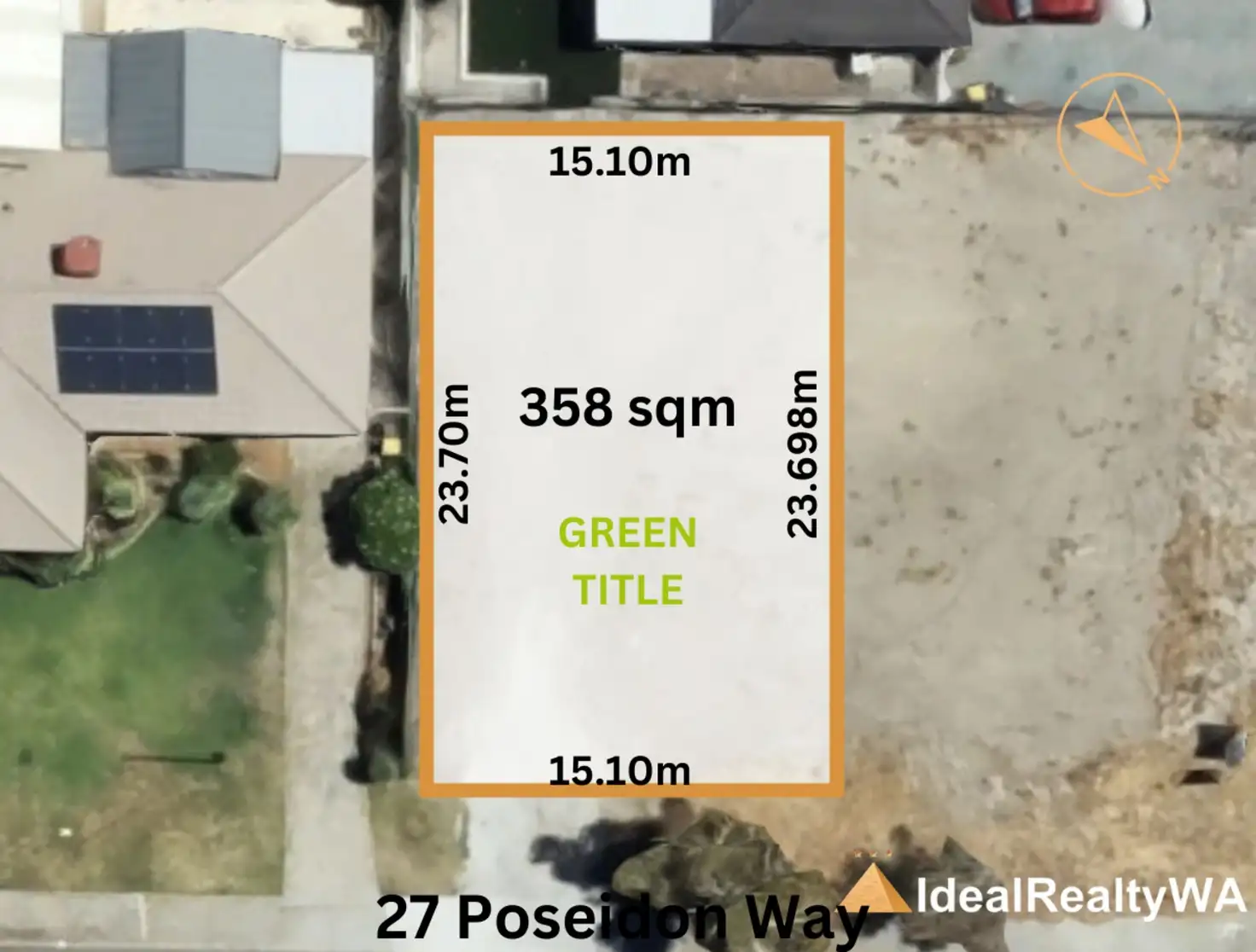 Main view of Homely land listing, 27 Poseidon Way, Parkwood WA 6147