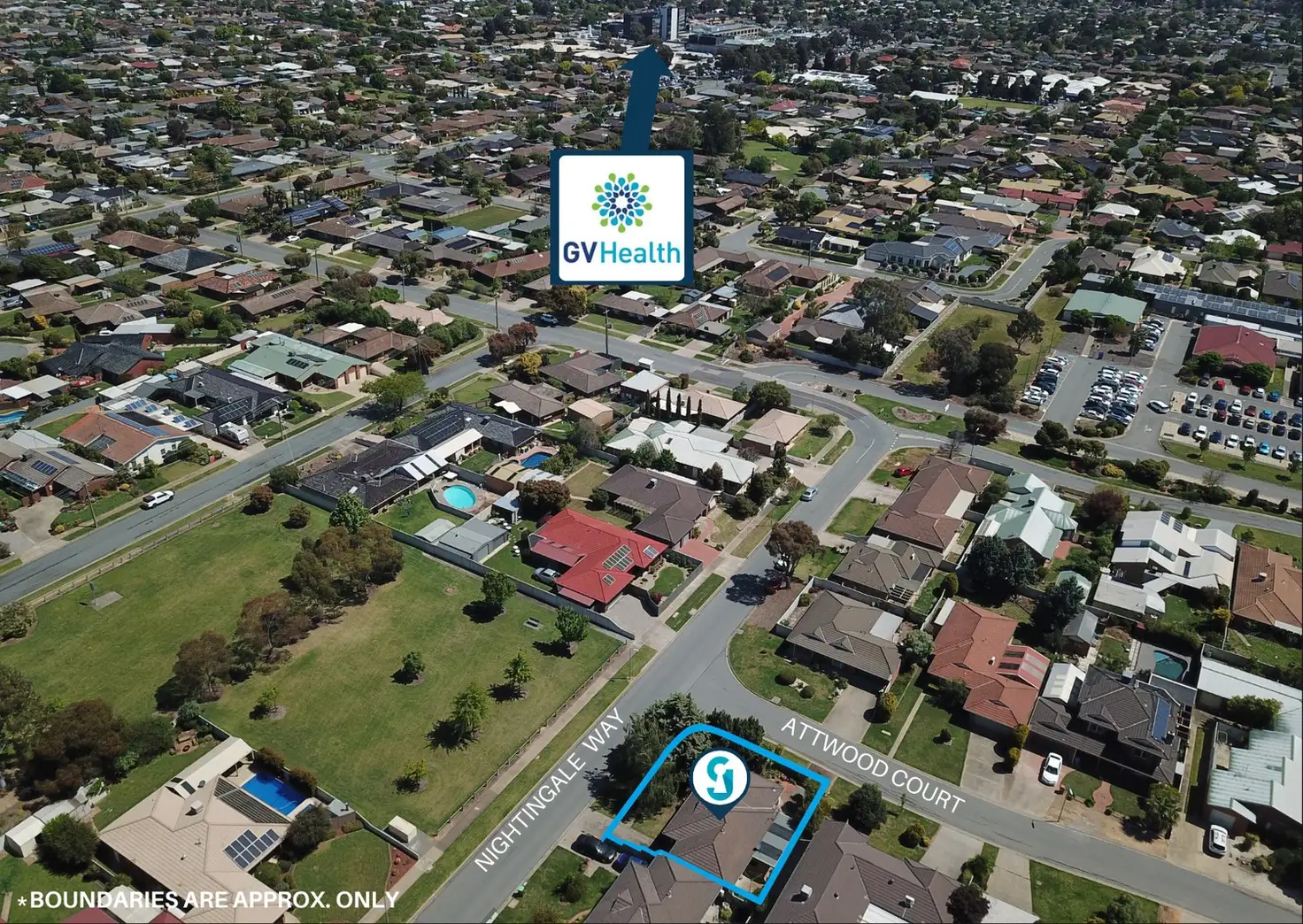 Main view of Homely townhouse listing, 9 Nightingale Way, Shepparton VIC 3630