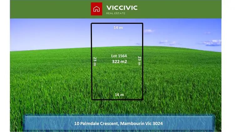 Main view of Homely land listing, 10 Palmdale Crescent, Mambourin VIC 3024