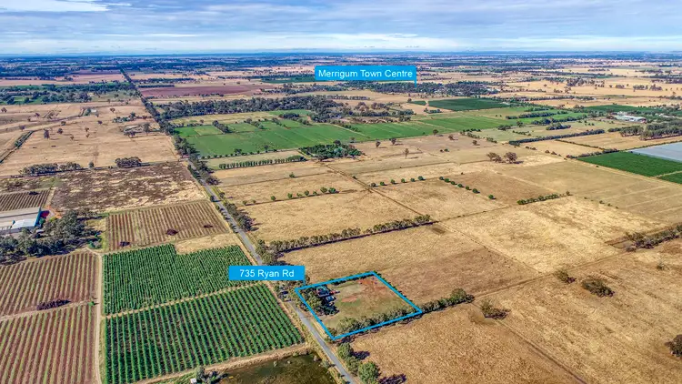 Main view of Homely rural property listing, 735 Ryan Road, Merrigum VIC 3618