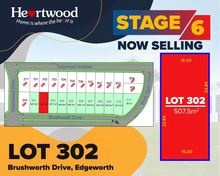 Main view of Homely land listing, 13 Brushworth Drive, Edgeworth NSW 2285