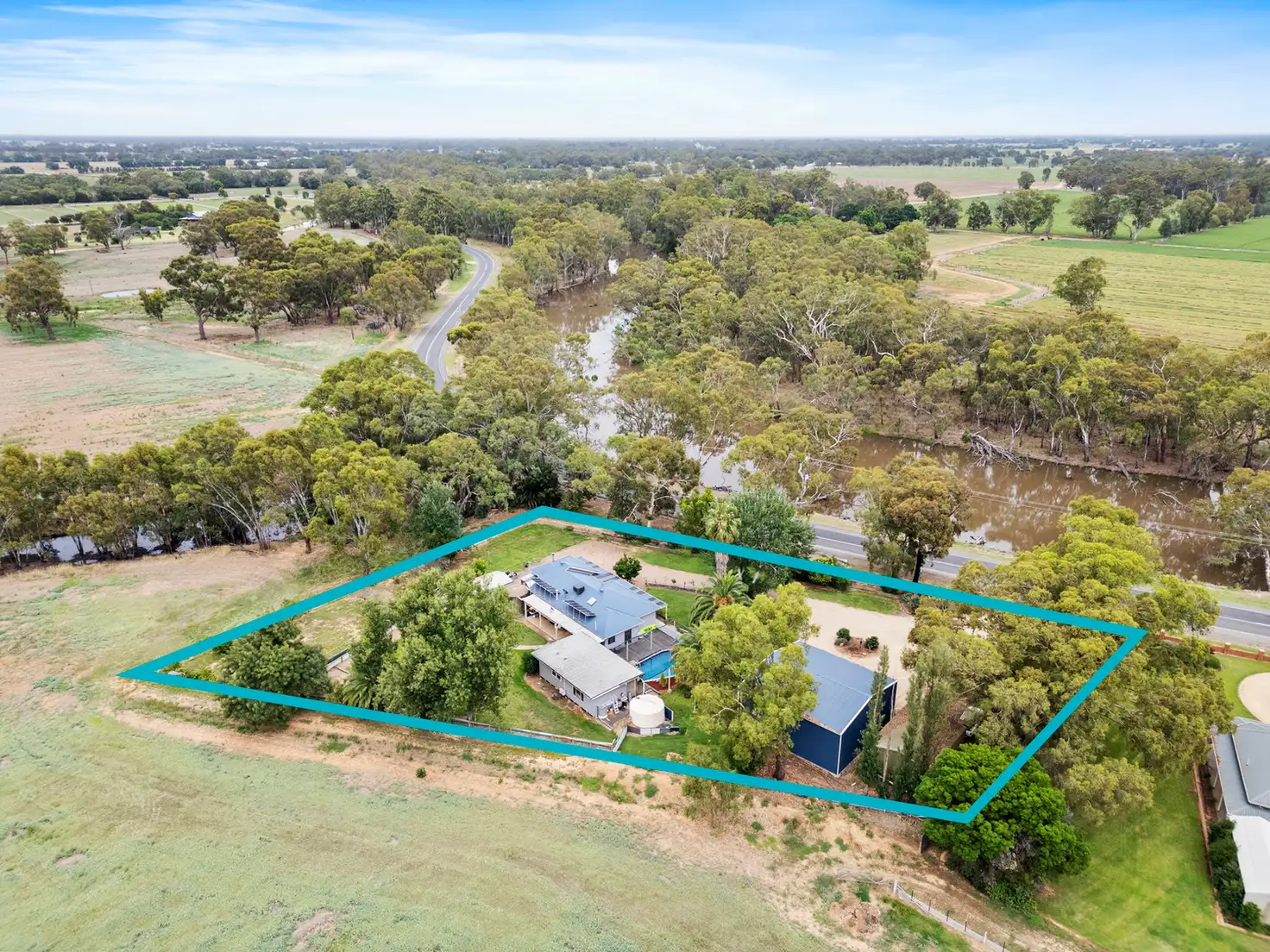 Main view of Homely rural property listing, 250 Katamatite Nathalia Road, Nathalia VIC 3638