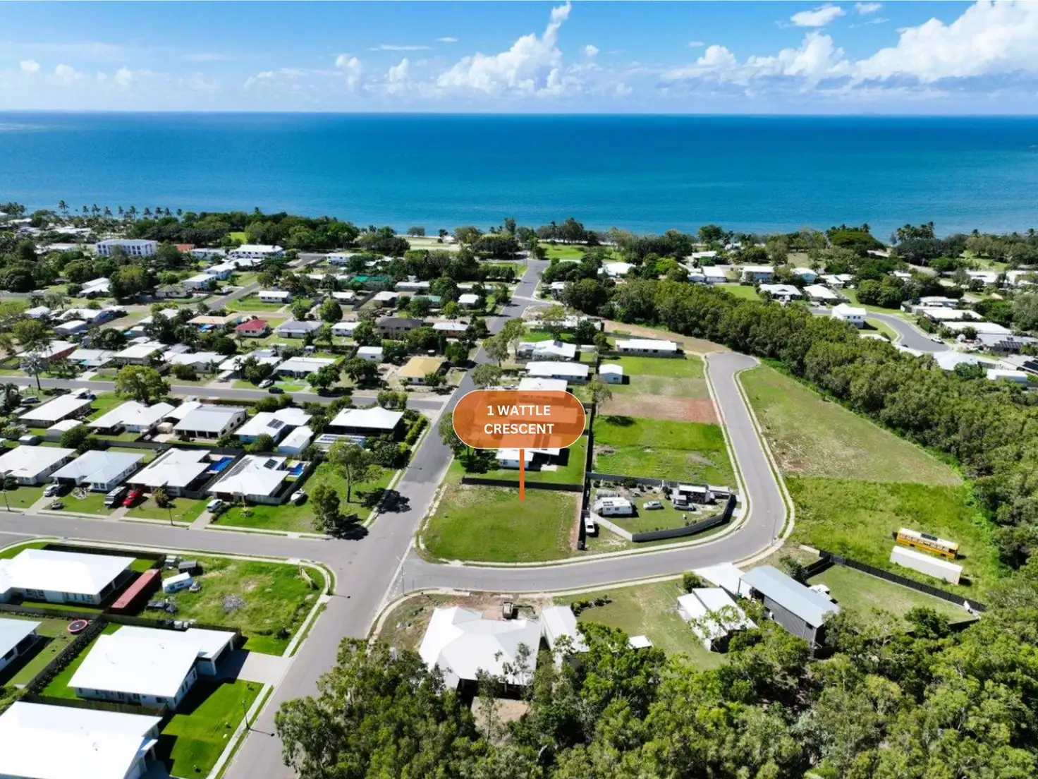 Main view of Homely land listing, 1 Wattle Crescent, Bowen QLD 4805