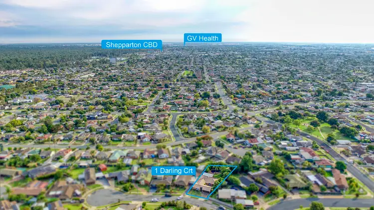 Main view of Homely house listing, 1 Darling Court, Shepparton VIC 3630