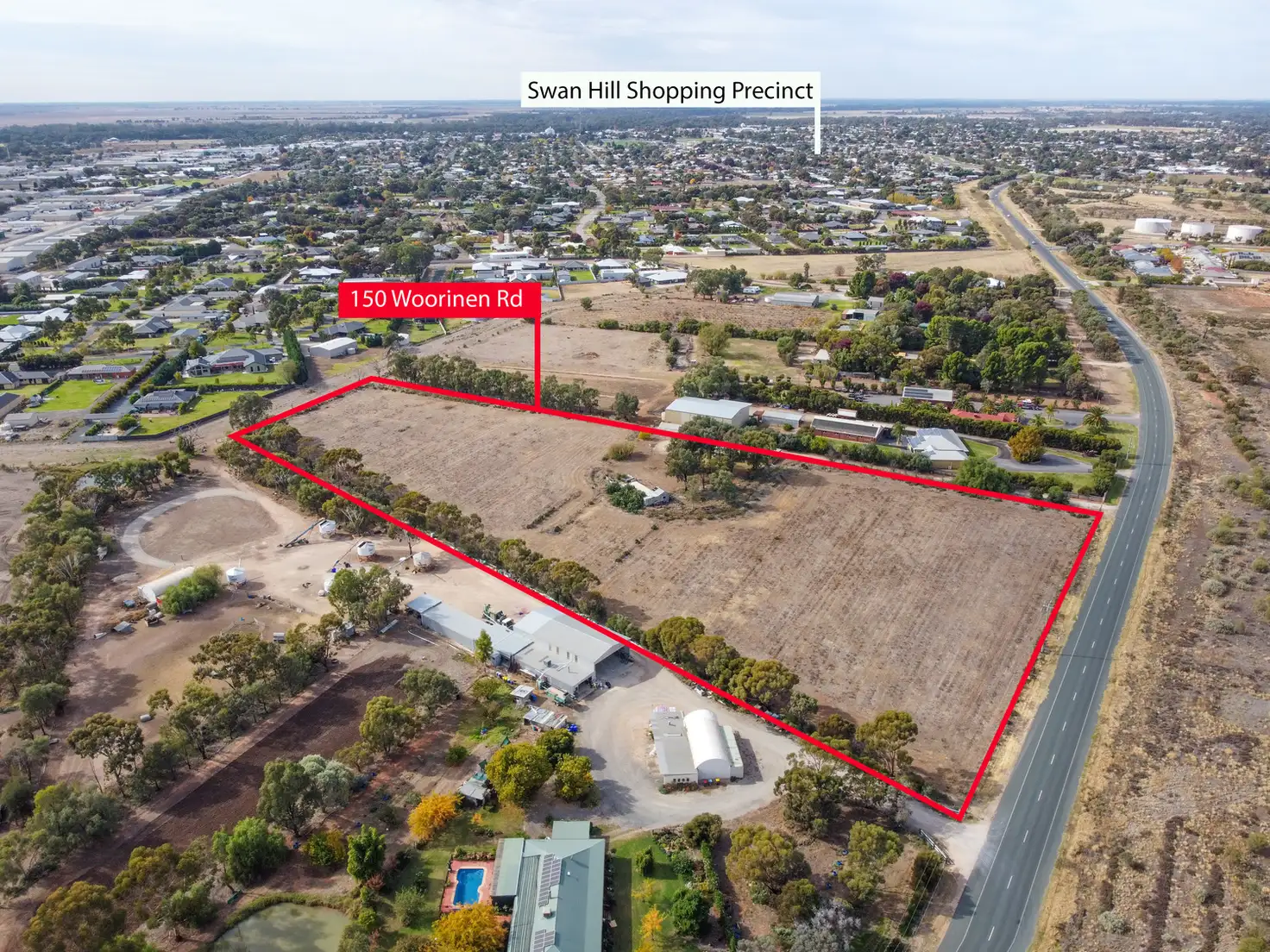 Main view of Homely rural property listing, 150 Woorinen Road, Swan Hill VIC 3585