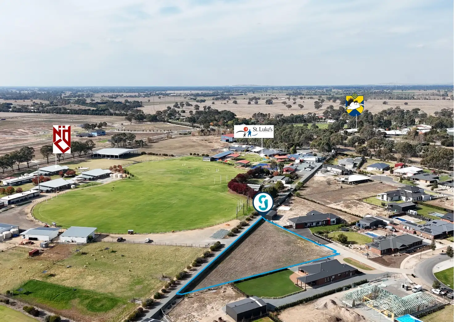 Main view of Homely land listing, 14 Harvard Drive, Shepparton North VIC 3631