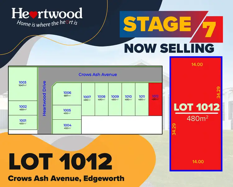 Second view of Homely land listing, LOT Lot, 1012 Crows Ash Avenue, Edgeworth NSW 2285