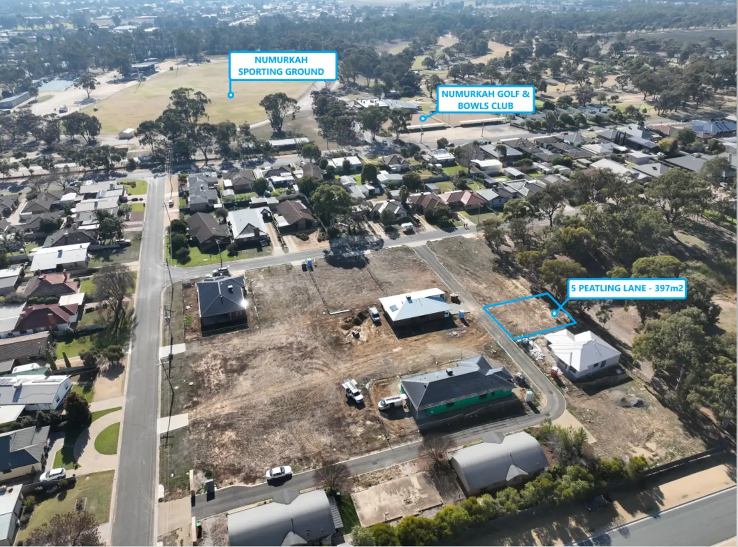 Main view of Homely land listing, LOT LOT 6, 5 Peatling Lane, Numurkah VIC 3636