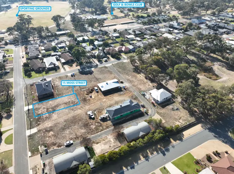 Main view of Homely land listing, LOT Lot 15, 9 Moss Street, Numurkah VIC 3636