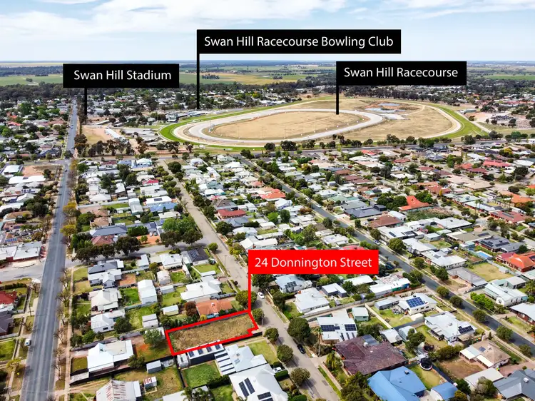 Main view of Homely land listing, 24 Donnington Street, Swan Hill VIC 3585