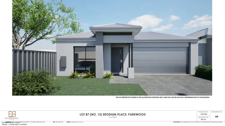 Main view of Homely house listing, 12 Erodium Place, Parkwood WA 6147