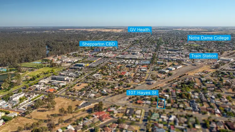Second view of Homely house listing, 107 Hayes Street, Shepparton VIC 3630
