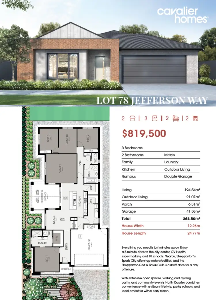 Second view of Homely house listing, 1 & 3 Jefferson Way, Shepparton VIC 3630