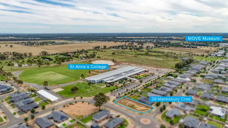 Second view of Homely land listing, 39 Malmsbury Crescent, Kialla VIC 3631