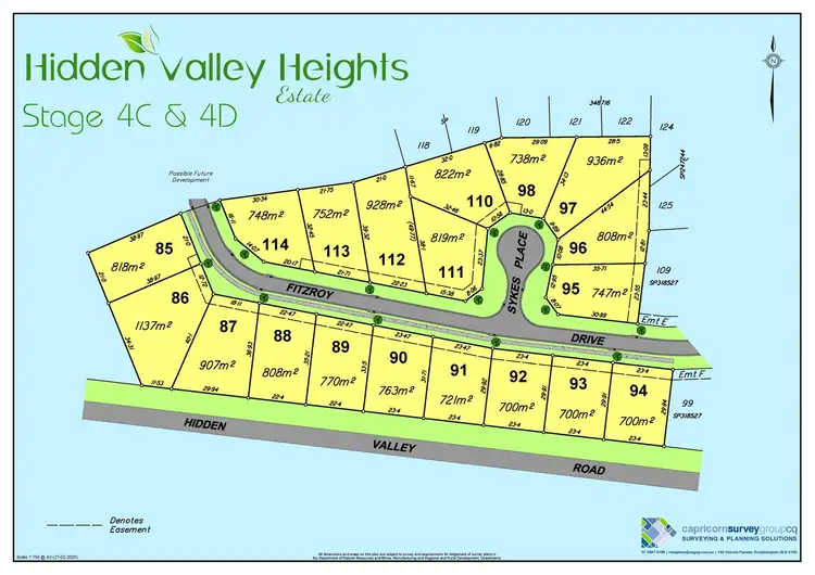 Main view of Homely land listing, Lot 85-114 Fitzroy Drive, Hidden Valley QLD 4703