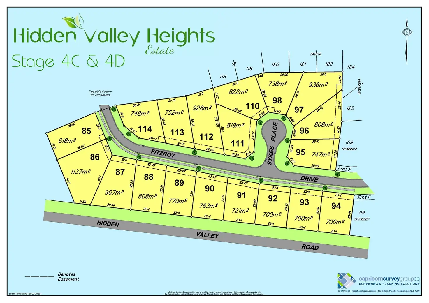 Main view of Homely land listing, Lot 85-114 Fitzroy Drive, Hidden Valley QLD 4703