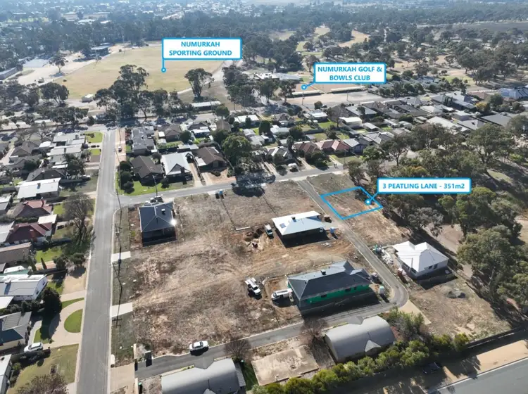 Main view of Homely land listing, 3 Peatling Lane, Numurkah VIC 3636