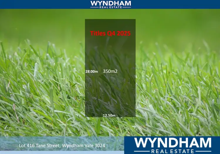 Lot 416 Tane Street, Wyndham Vale VIC 3024