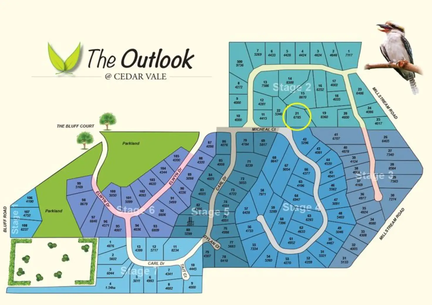 Main view of Homely land listing, Lot 21 Michael Close, Cedar Vale QLD 4285