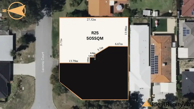Second view of Homely land listing, 1 Laconia Court, Riverton WA 6148