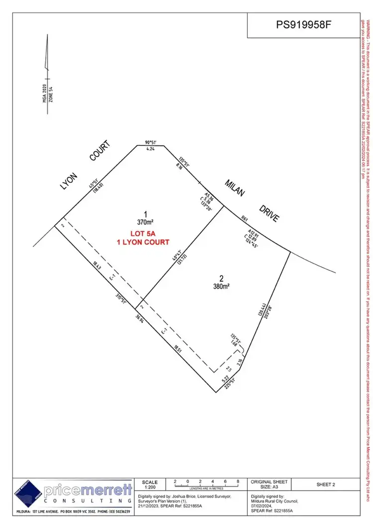 Second view of Homely land listing, LOT 5a, 1 Lyon Court, Irymple VIC 3498