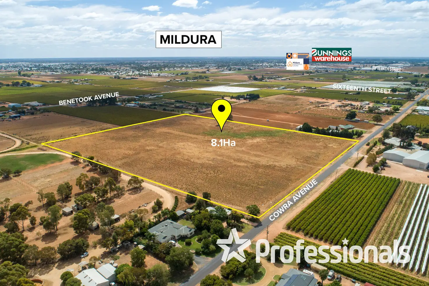 Main view of Homely rural property listing, 1 & 2 Cowra Avenue, Mildura VIC 3500
