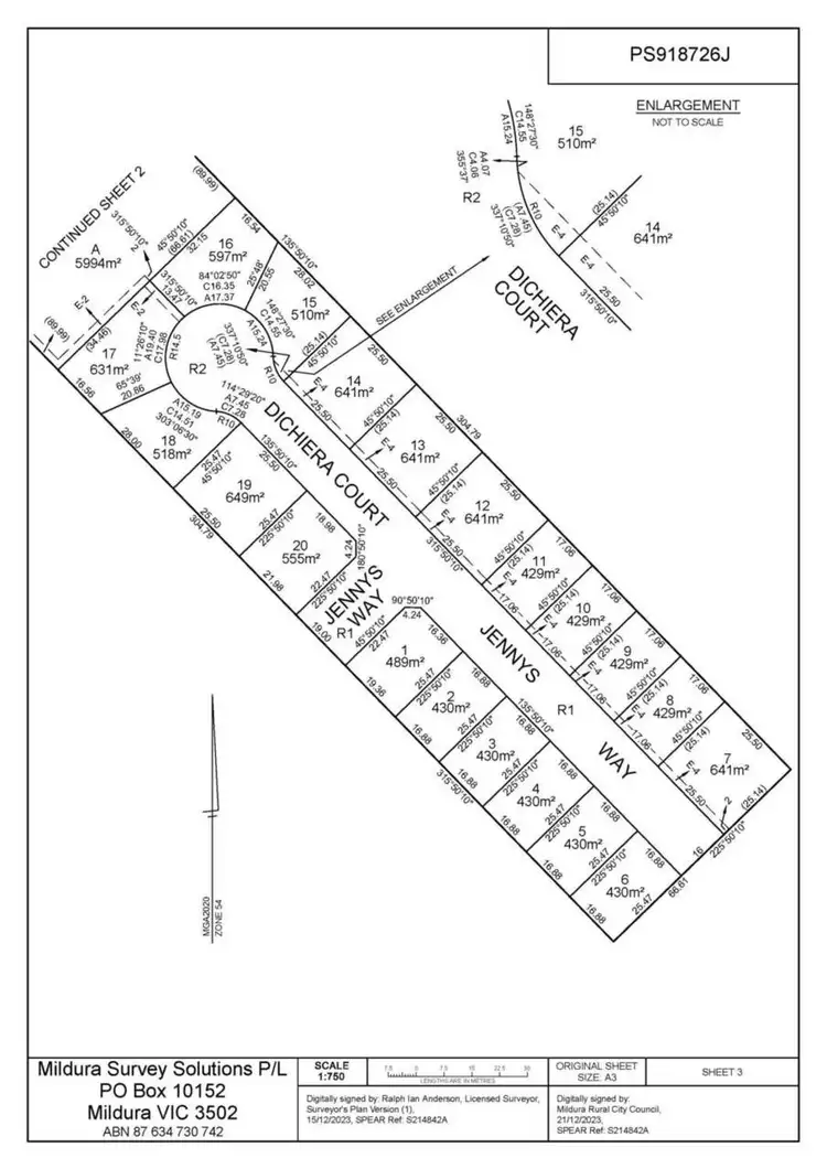 Second view of Homely land listing, LOT 1-20, 546 San Mateo Avenue, Mildura VIC 3500