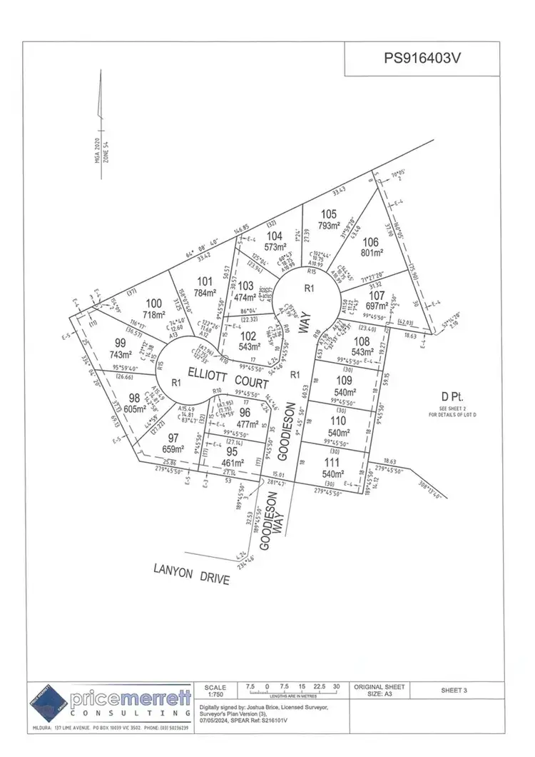 Fifth view of Homely land listing, LOT Lot 68, 139-151 Indi Avenue, Red Cliffs VIC 3496