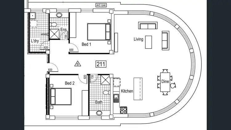 Third view of Homely apartment listing, 211/147-159 Thirteenth Street, Mildura VIC 3500