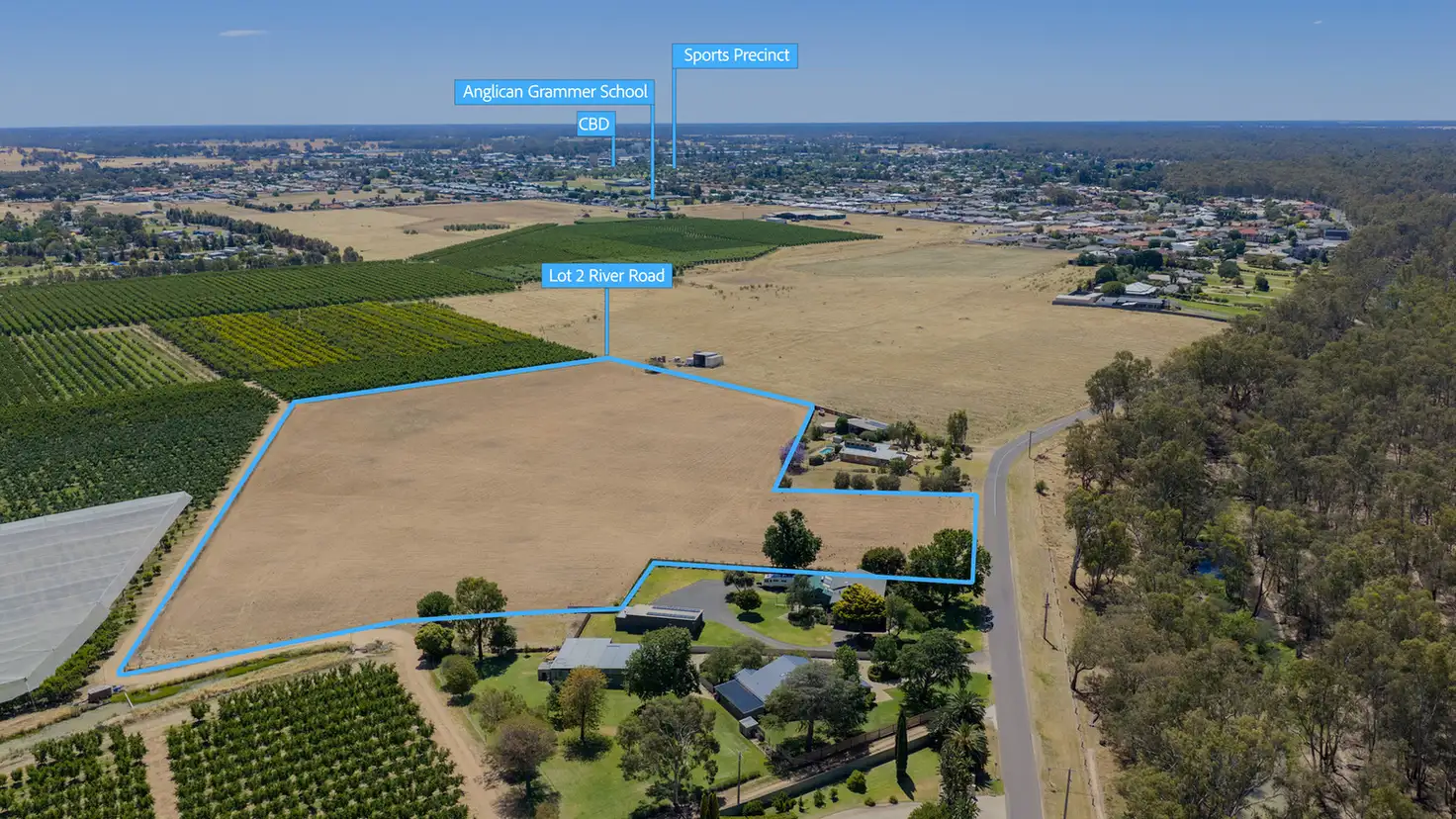 Main view of Homely land listing, Lot 2 River Road, Cobram VIC 3644