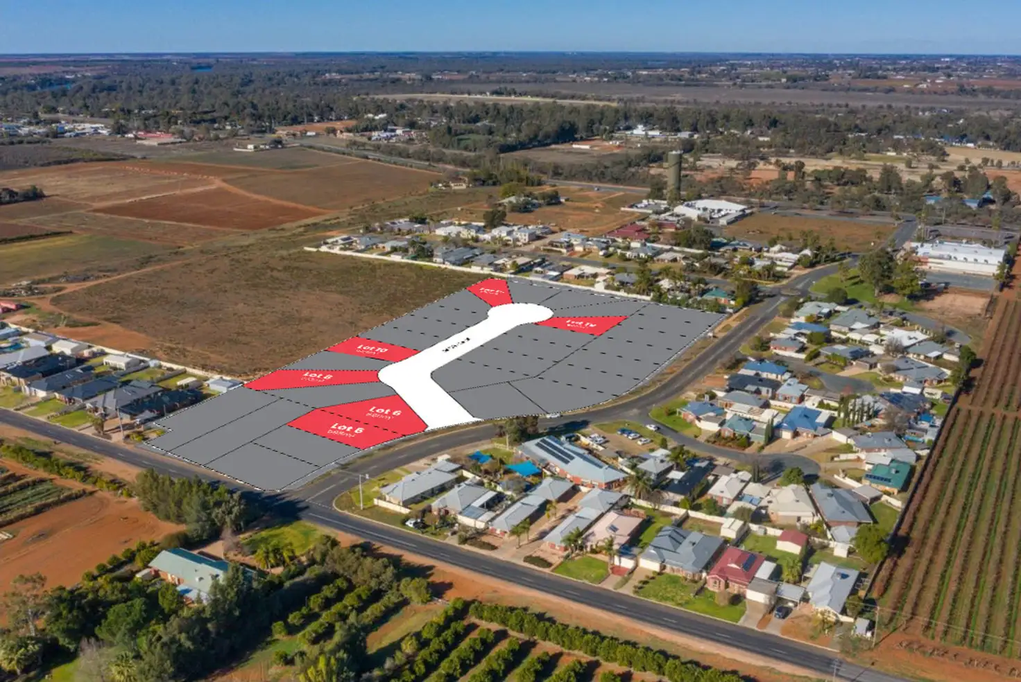 Main view of Homely land listing, LOT Lots, 5, 6, 8, 10, 19 & 15 Wendy Court, Buronga NSW 2739